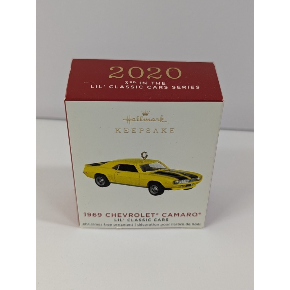 Hallmark Keepsake Ornament Miniature 2020 Lil Classic Cars 1969 Chevrolet Camaro
